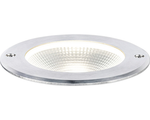 Paulmann LED inbouw vloerlamp, roestvrij staal/aluminium, IP67, 6W, 580 lm, 3000 K warm wit, 120/117 mm, 230V
