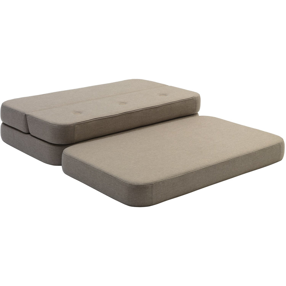 Køb by KlipKlap 3 Fold Sofa Sand With Sand KK 120 Cm