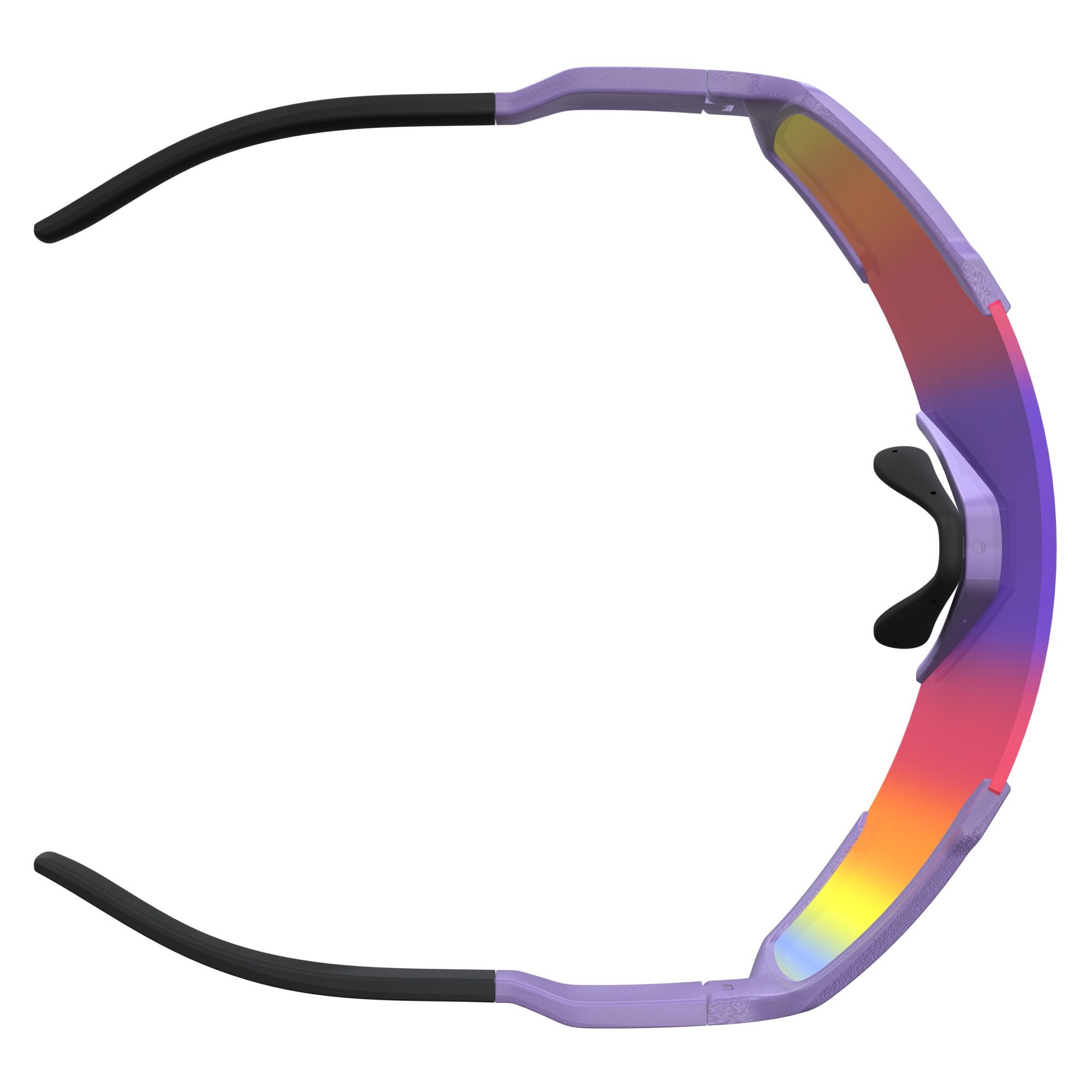 SCOTT Shield Compact cykelbriller Swish Purple/Teal Chrome