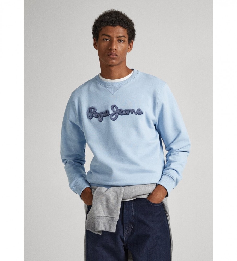Moletom Pepe Jeans Ryan Crew Azul