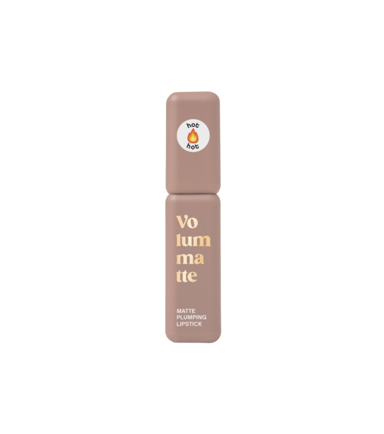 Vivienne Sabó - Batom líquido fosco volumizador - 01: Confiance Beige