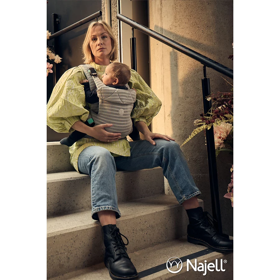 Najell Babytrage Rise Silver Grey