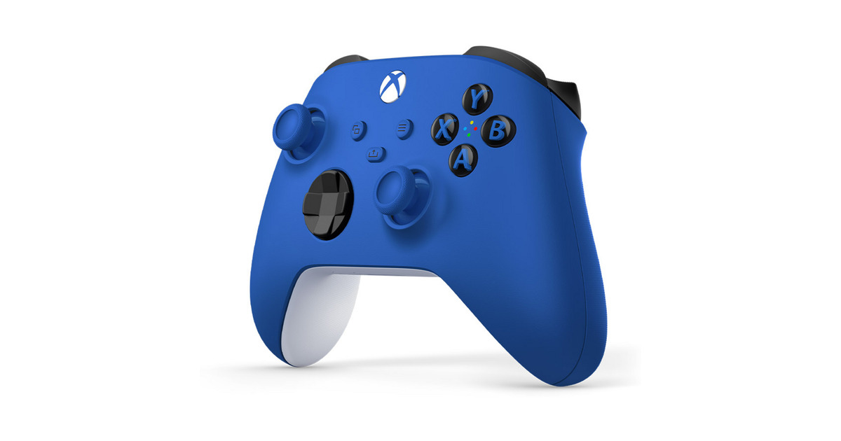 MicrosoftXbox Wireless Controller - Shock Blue  (Blauw, Bluetooth)
