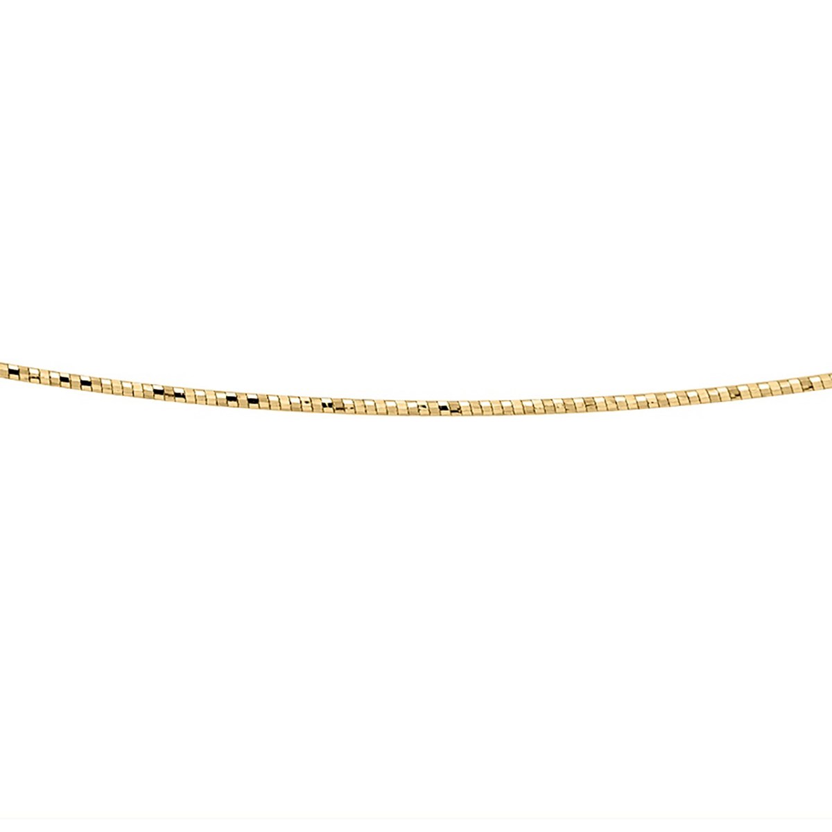 Collier oméga or 18 carats diamanté