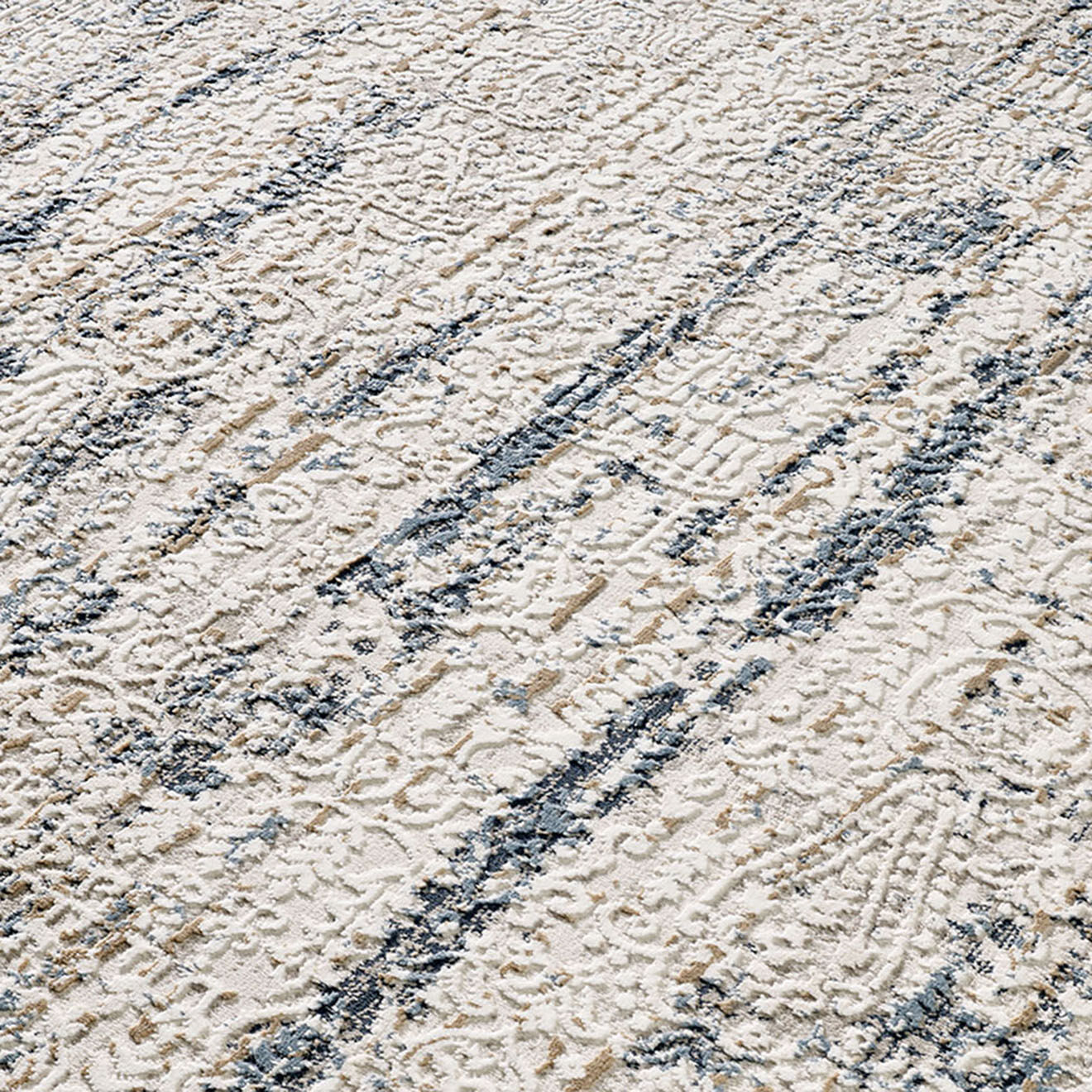 Nazar Rugs Tapis Kapadokya 160 bleu - 80x150 cm