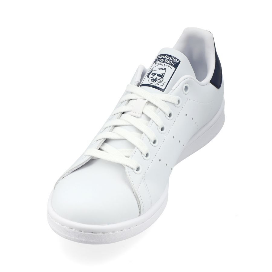 adidas Originals Chaussures Stan Smith Vegan - Blanc/Bleu Marine