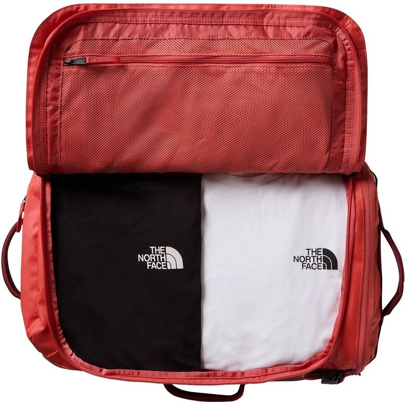 The North Face - Base Camp Voyager Duffel 32L - Tas - Rood - Gerecyclede Materialen