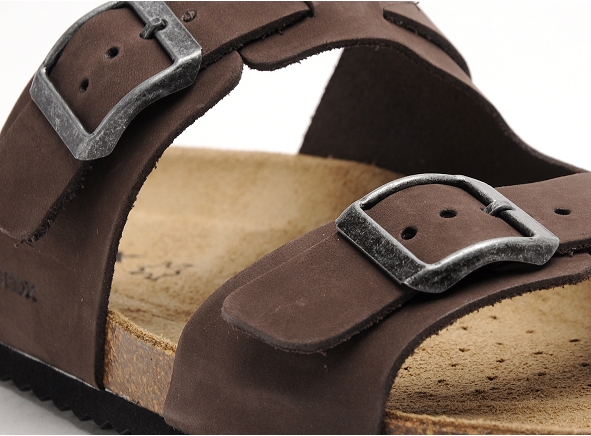 Geox mules et sabots homme u sandalghita b u159vb marron
