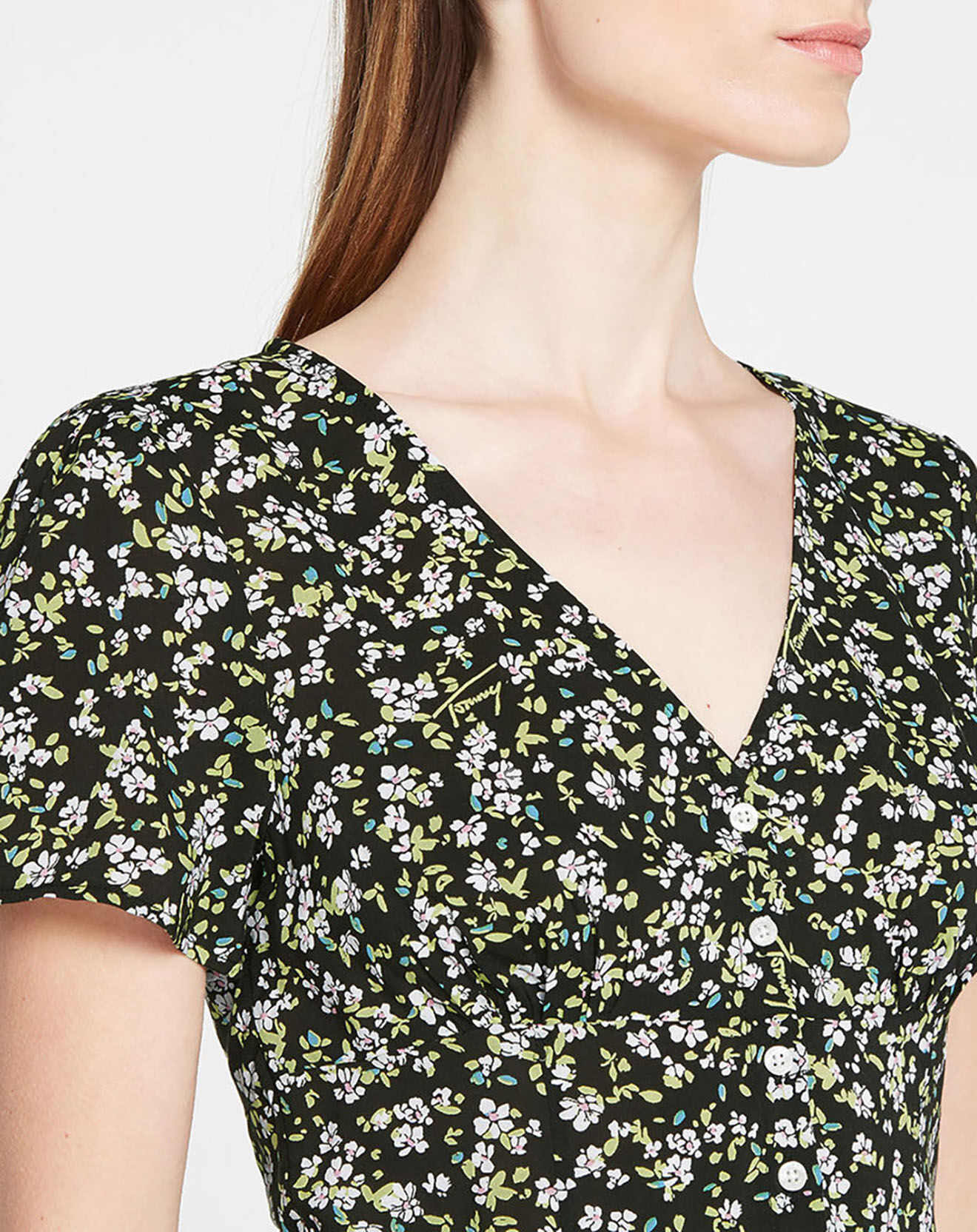 Tommy Jeans Top Célia à fleurs multicolore