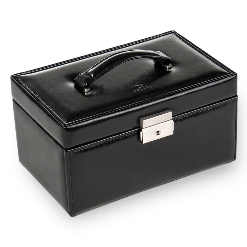 Sacher Sieradendoos Elly New Classic / Zwart (leer)