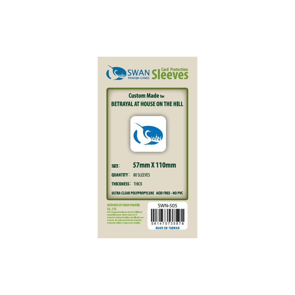 Swan Panasia - Card Sleeves Premium - 57x110mm - 80p