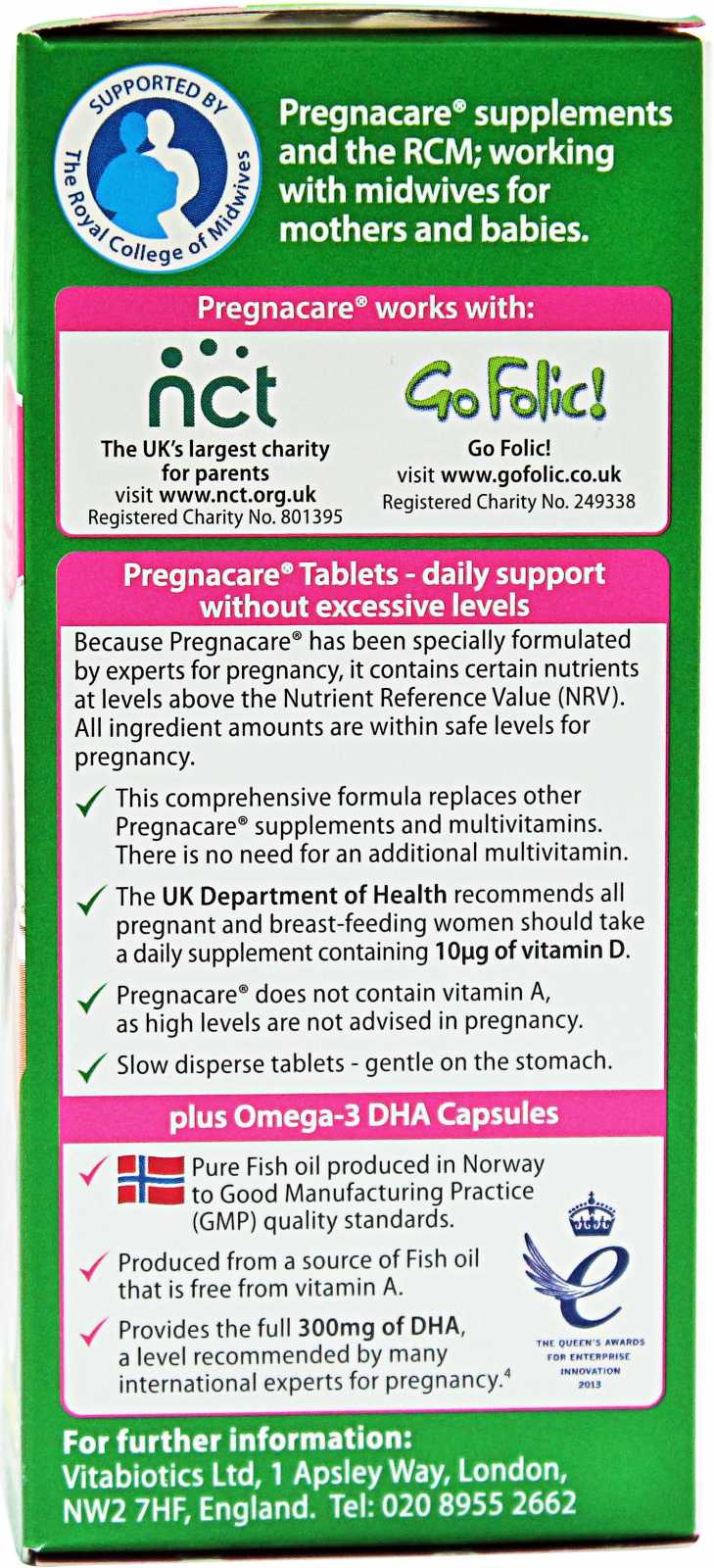 Vitabiotics Pregnacare Plus 56 comprimidos