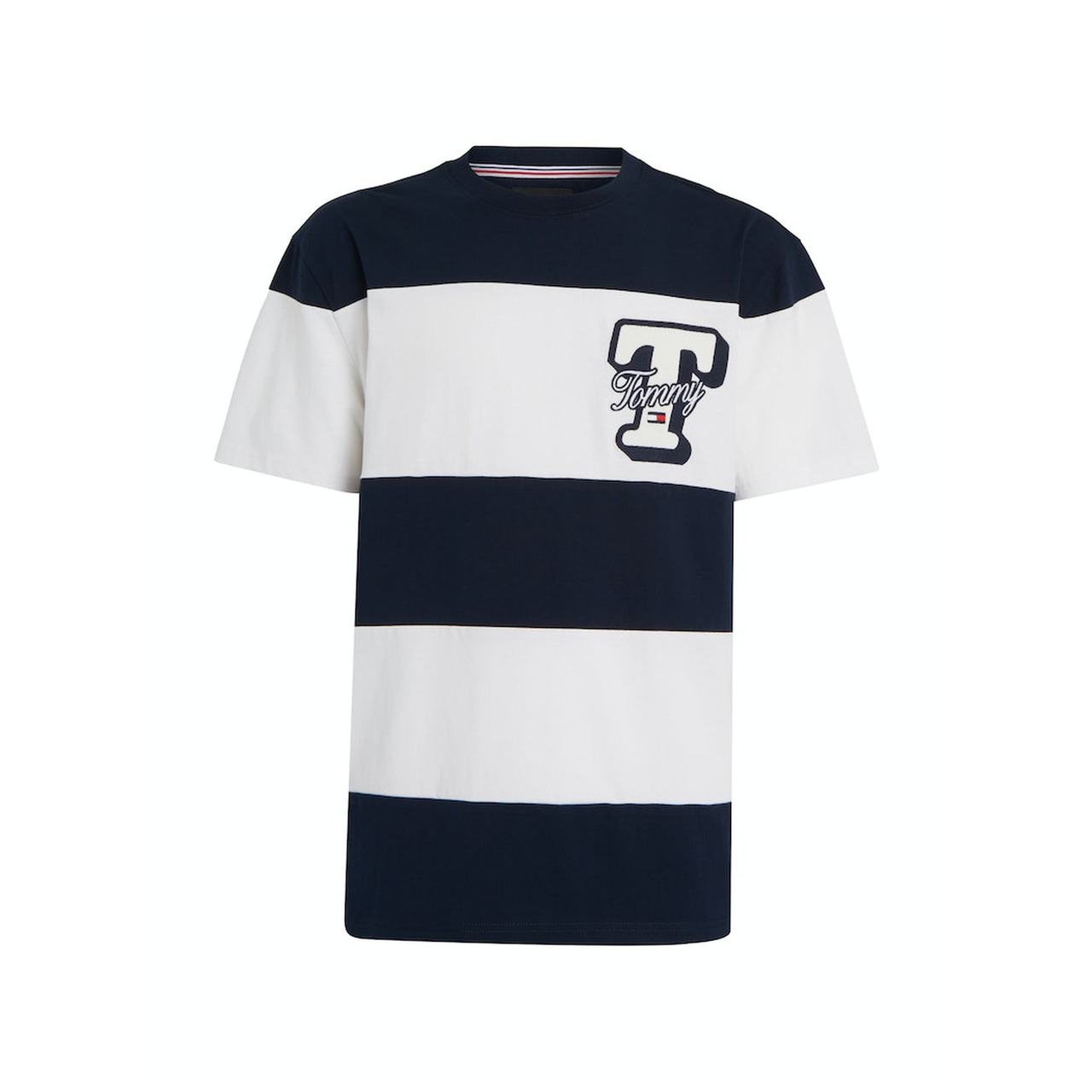 Tommy Jeans TJM REG T LETTER CUT & SEW TEE