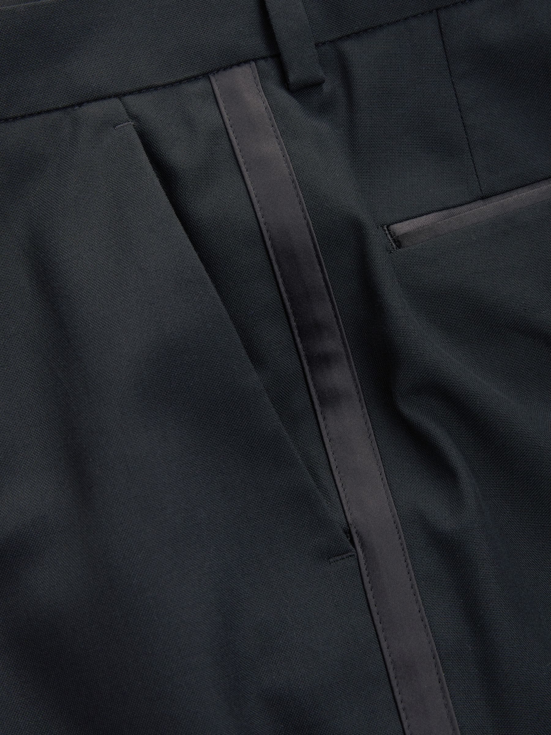 Biesdetail - Normale Pasvorm - Pantalon in smokingstijl
