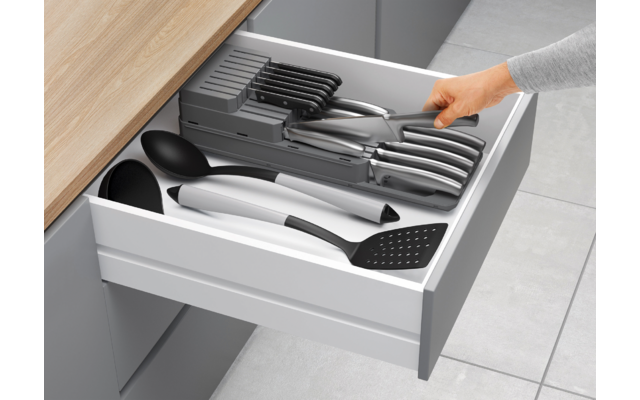 Metaltex Blade-Fit Messer-Organizer Verstellbar mit 3 verschiedenen Ebenen