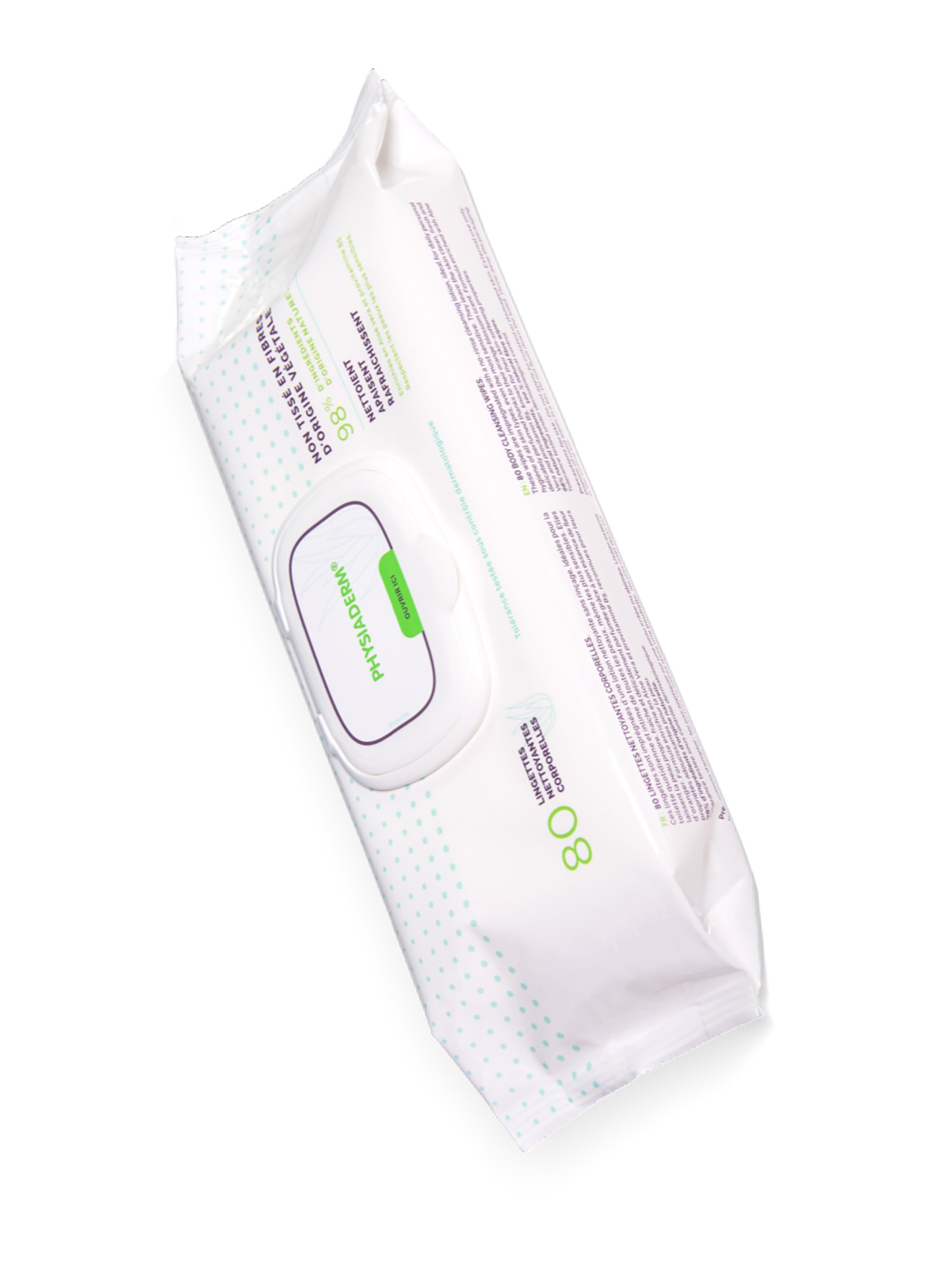 Pack de 80 lingettes nettoyantes corps