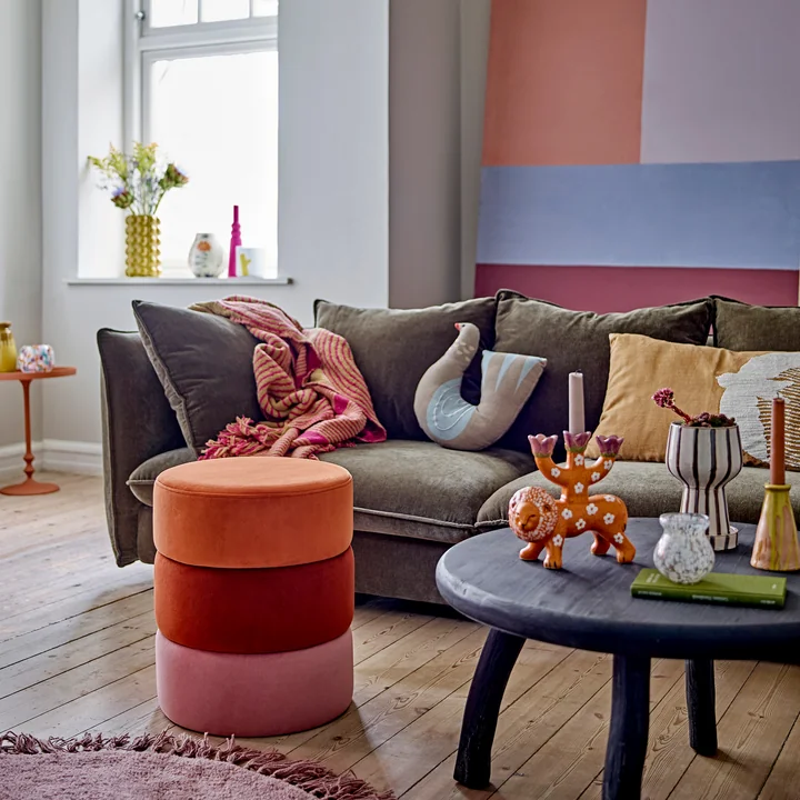 Bloomingville - Tiffanie Decke, pink