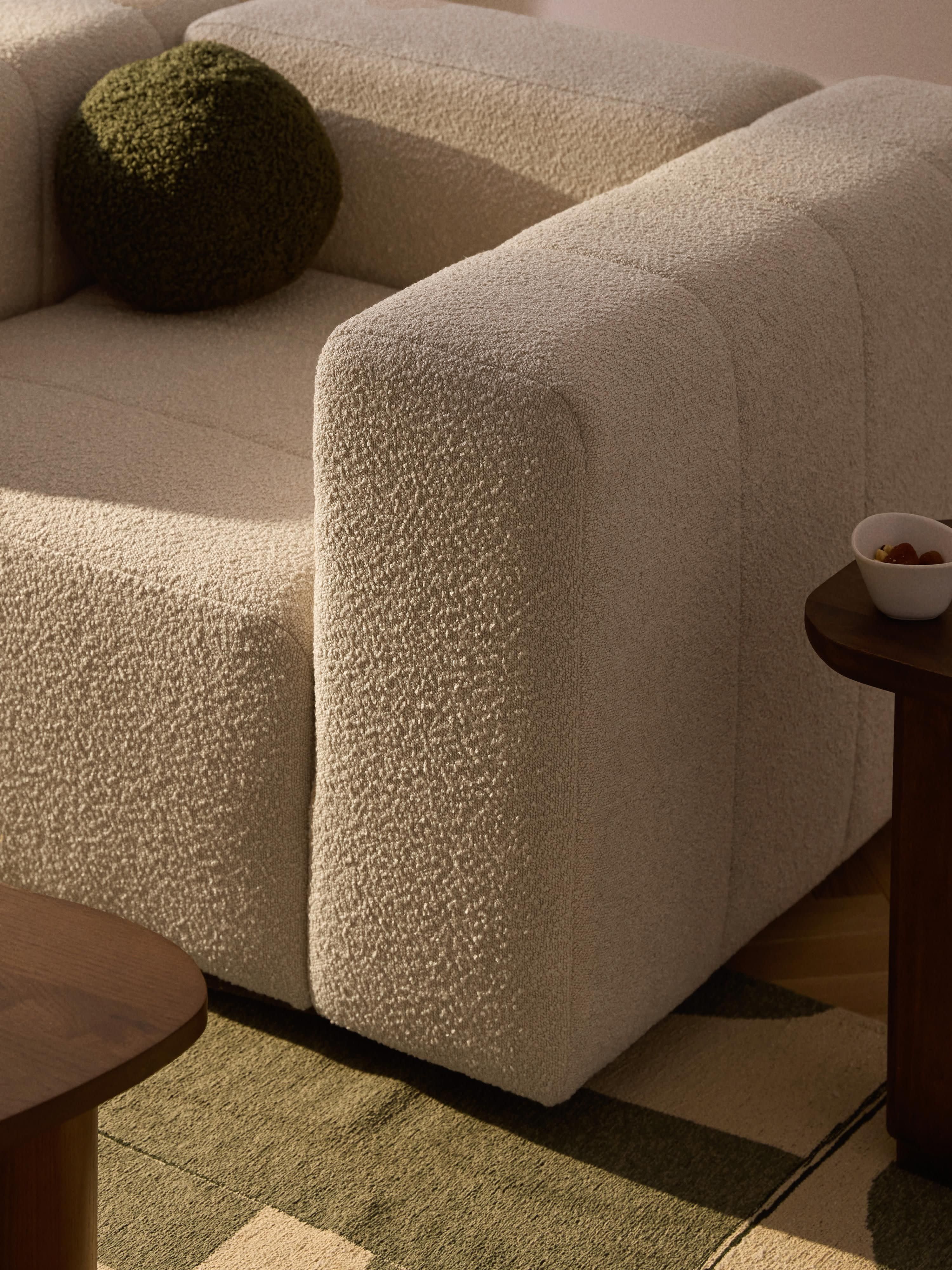 Bouclé loungefauteuil Lena