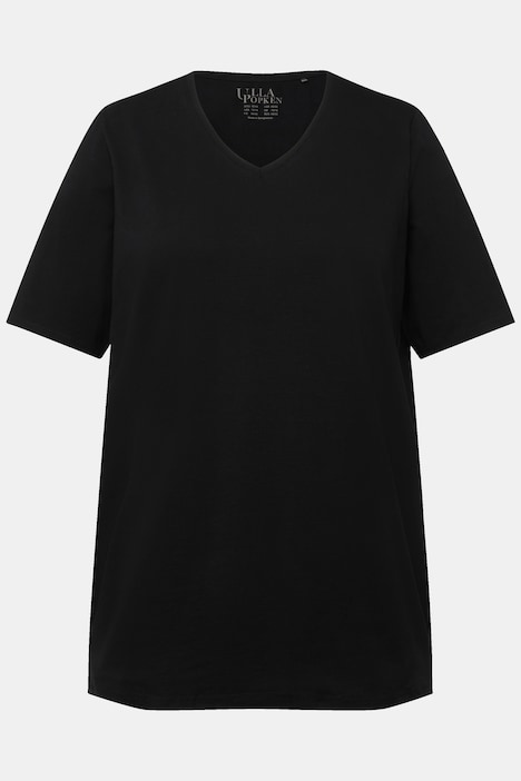 T-Shirt, A-Linie, V-Ausschnitt, Halbarm