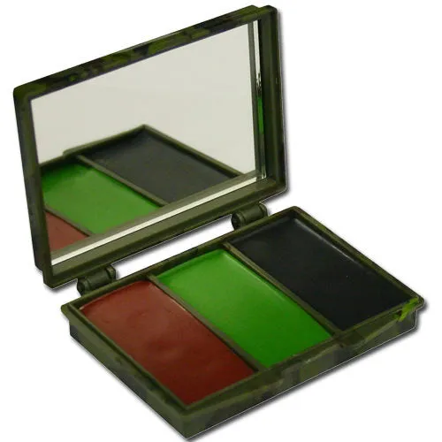 Diverse -  Tarnschminkset 3 Farben mit Spiegel