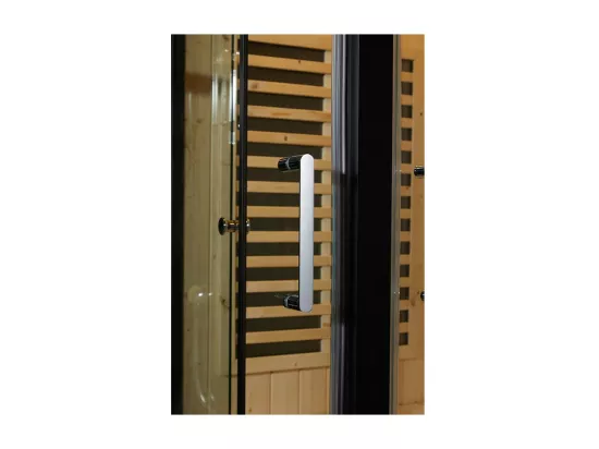 Combi Sauna Infrarouge Douche Hammam Boreal® IRH-180D - Droite