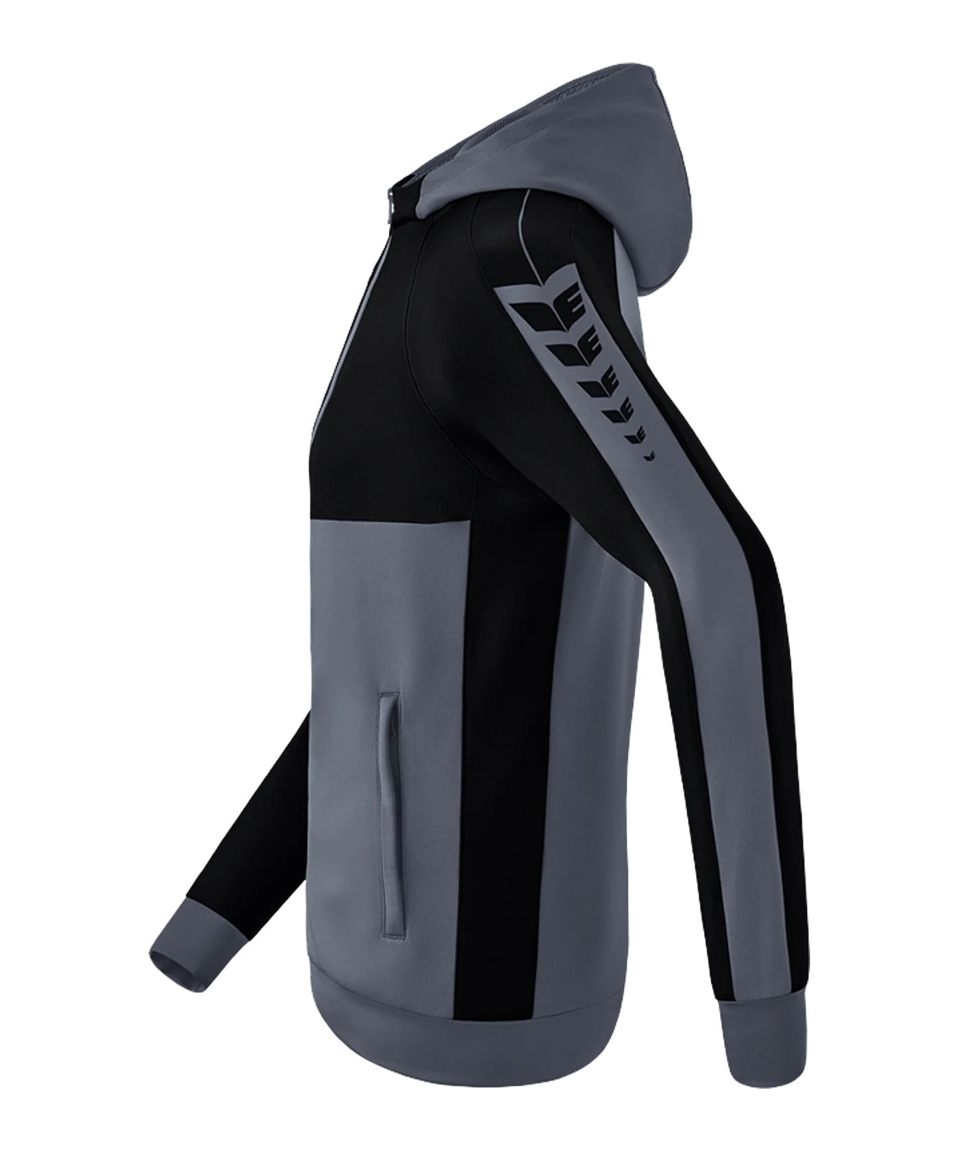 Erima Six Wings Kapuzenjacke Kids Grau