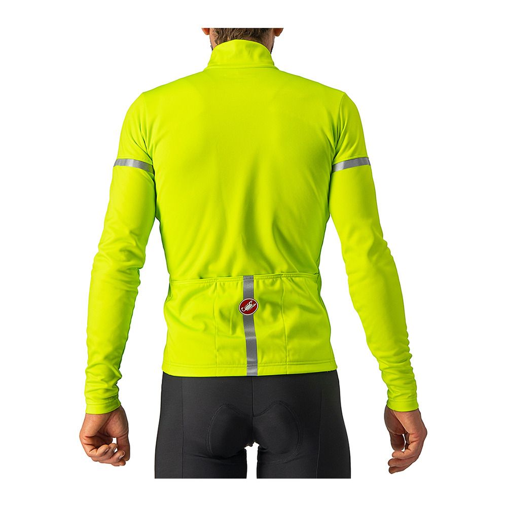 Castelli FONDO 2 - Maillot Homme electric lime/silver reflex