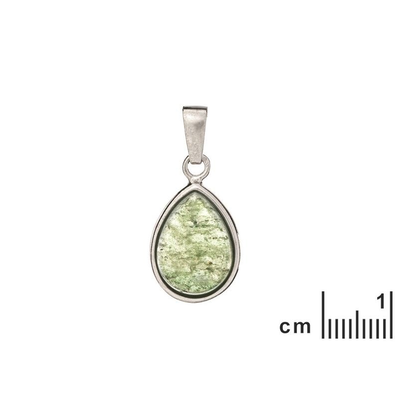Pendentif argent 925 Aventurine naturelle