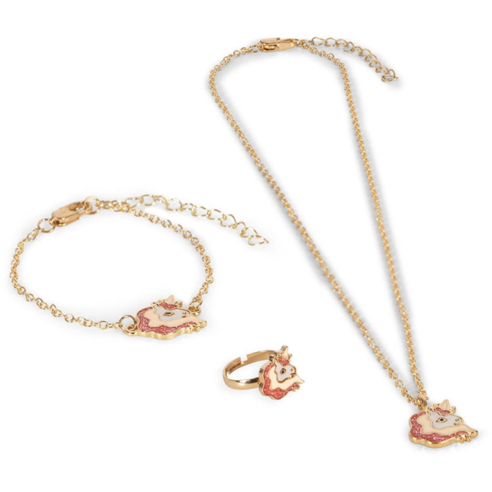 Køb Konges Sløjd Gold Unicorn Jewelry Sæt