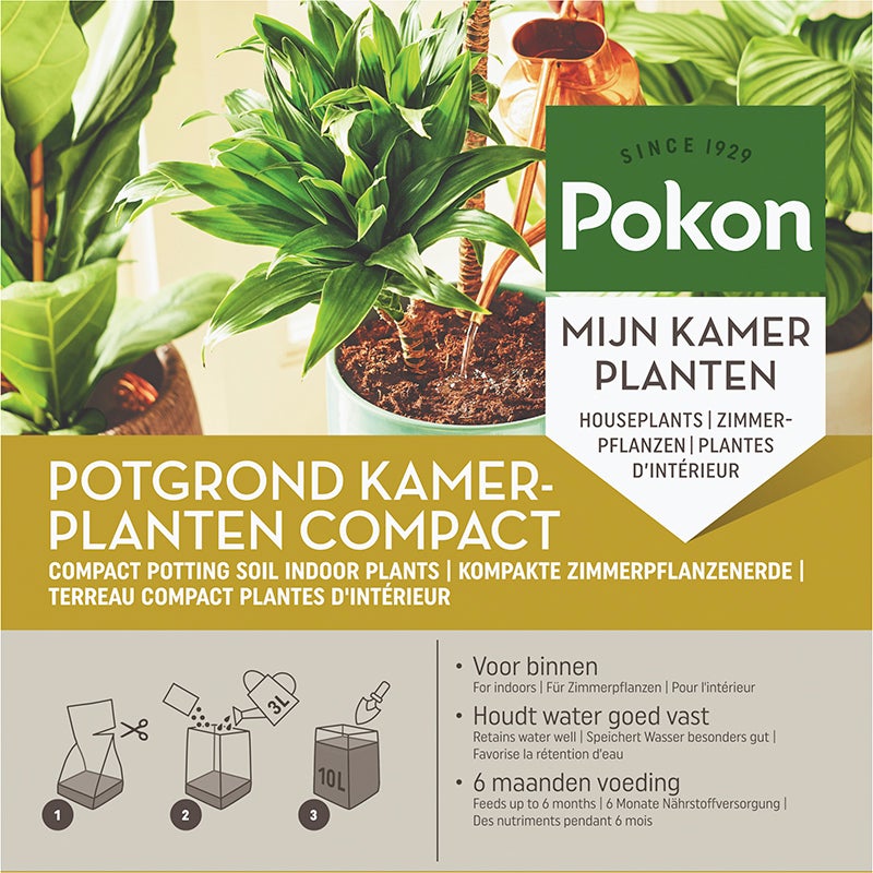 Pokon potgrond kamerplanten compact 10L