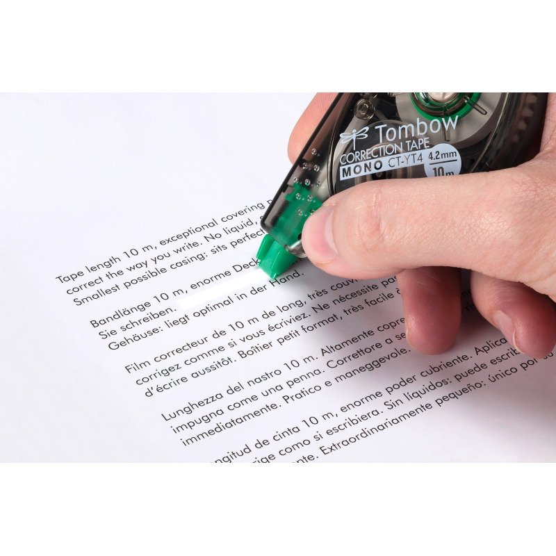 Correcteur à sec Roller Tombow largeur 4,2 mm - longueur 10 m