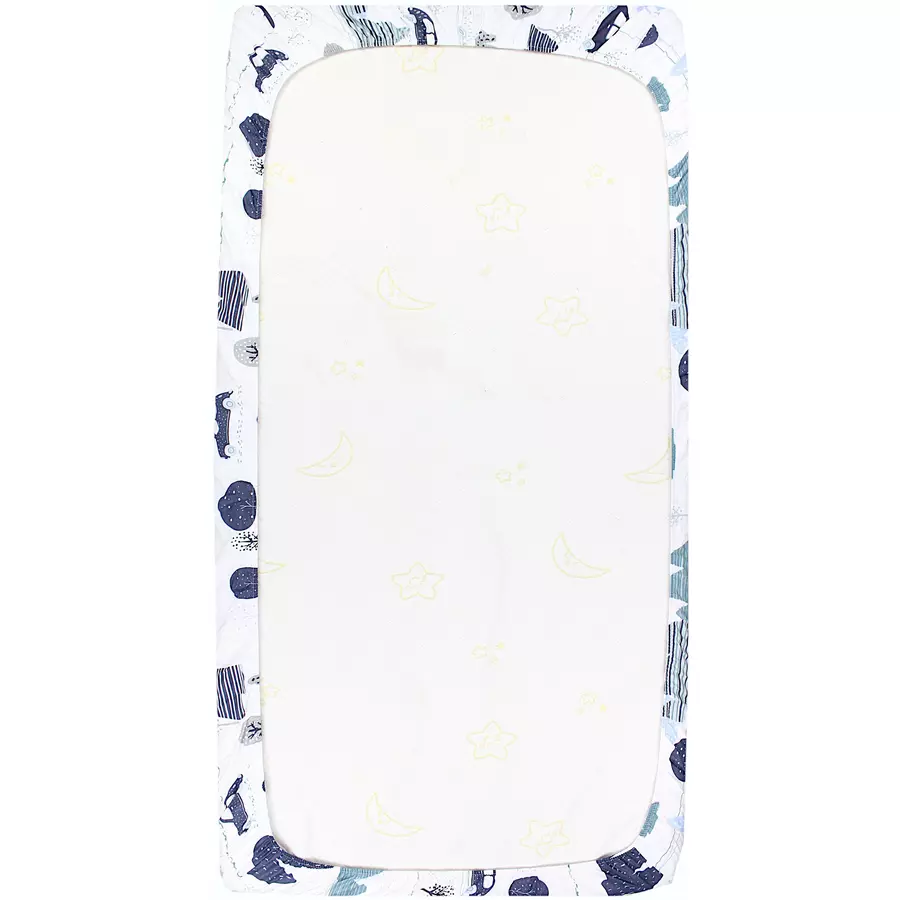TupTam Baby Kinder Spannbettlaken 2er Pack blau