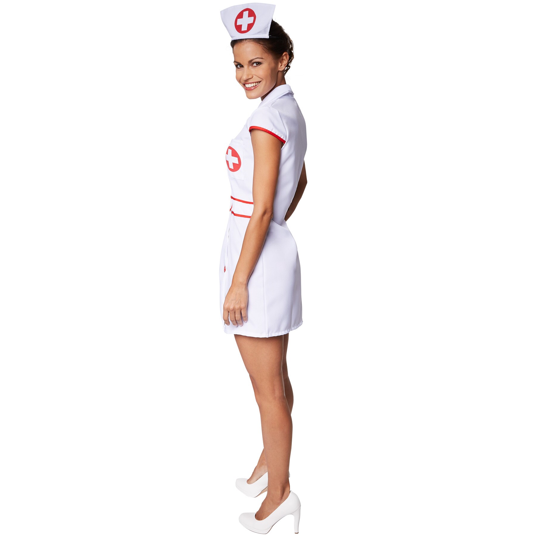 tectake® Frauenkostüm sexy Krankenschwester