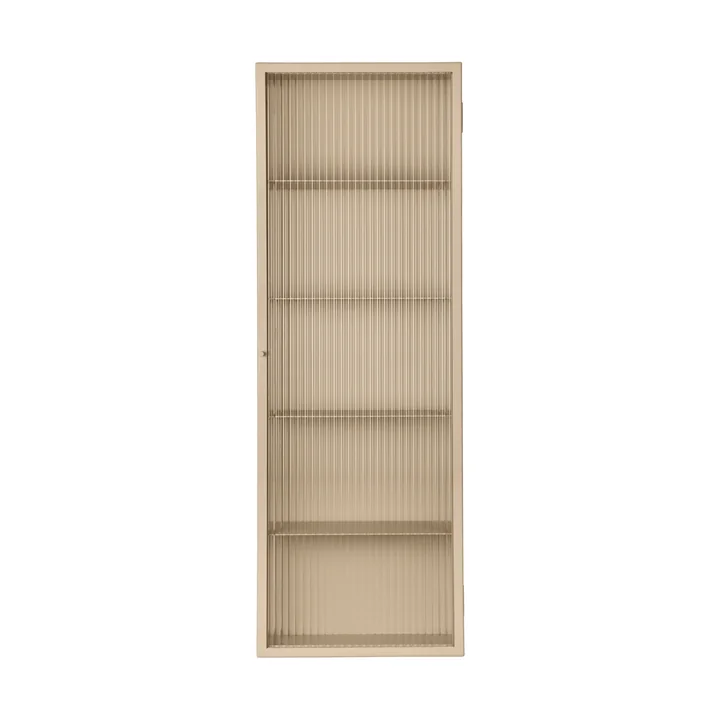 Ferm Living - Haze Wandschrank, 35 x 100 cm, Glas / kaschmir