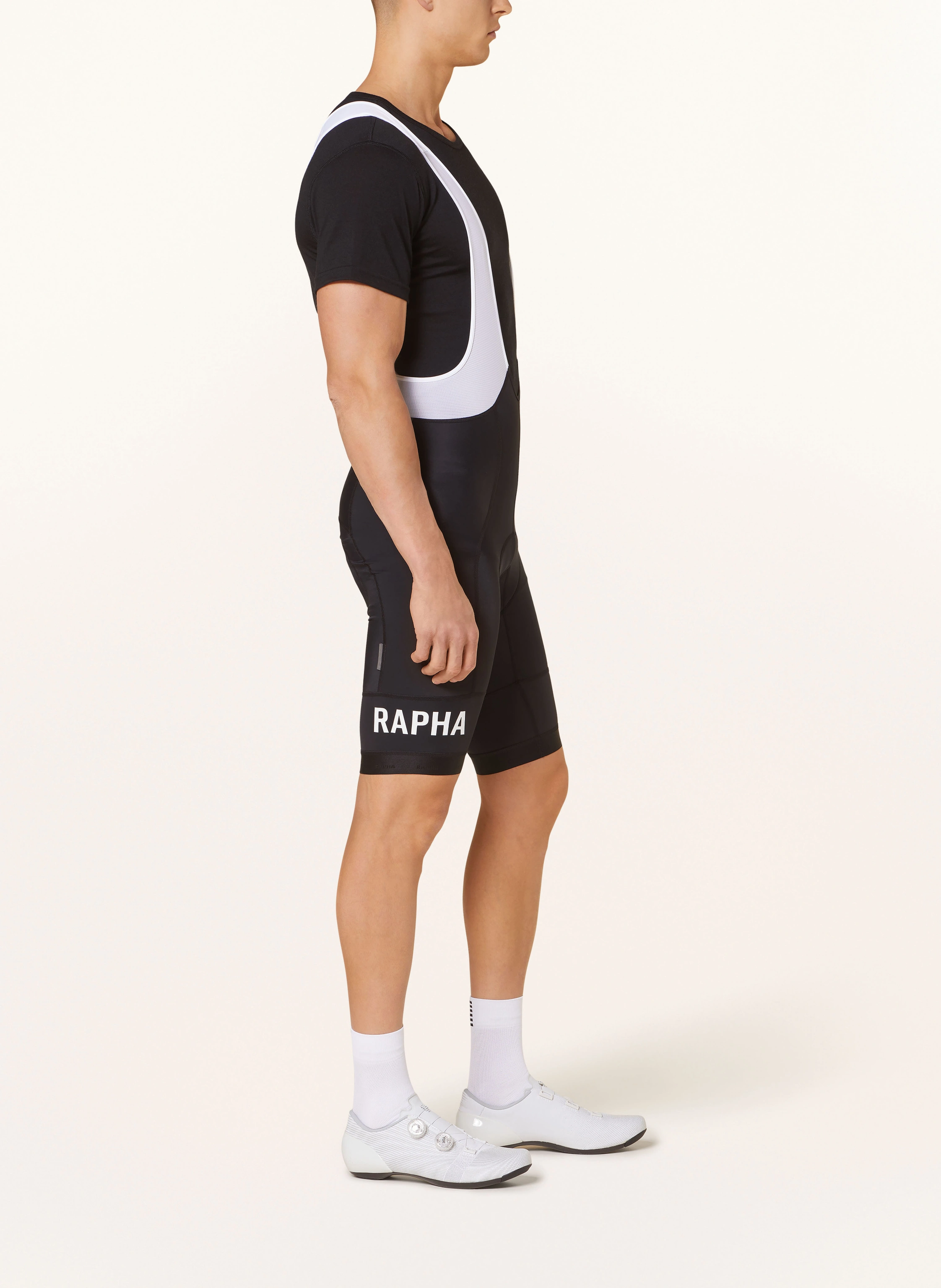 Rapha Radhose PRO TEAM TRAINING BIB mit Trägern und gepolstertem Einsatz