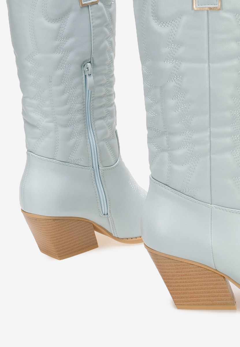 Bottes cowboy femme bleus Albeva