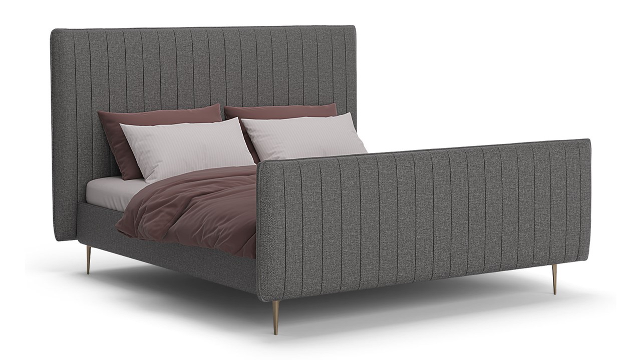 Bed Ruby - Linen touch dark grey