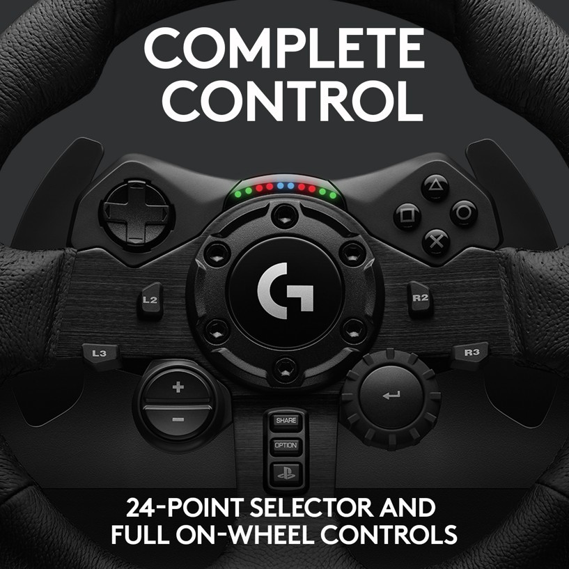 Logitech - ​G923 Racing Wheel and Pedals + Assetto Corsa Competizione - PS4 GAMES BUNDLE