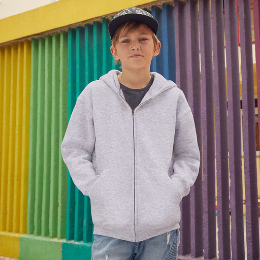 Sudadera Con Cremallera Fruit Of The Loom 70/30