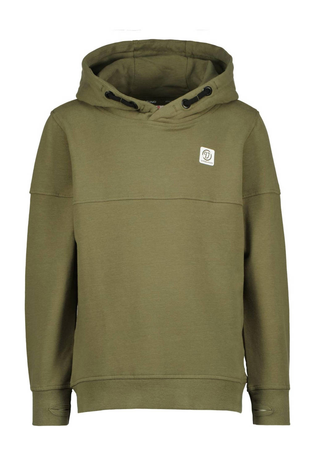 Vingino hoodie army groen