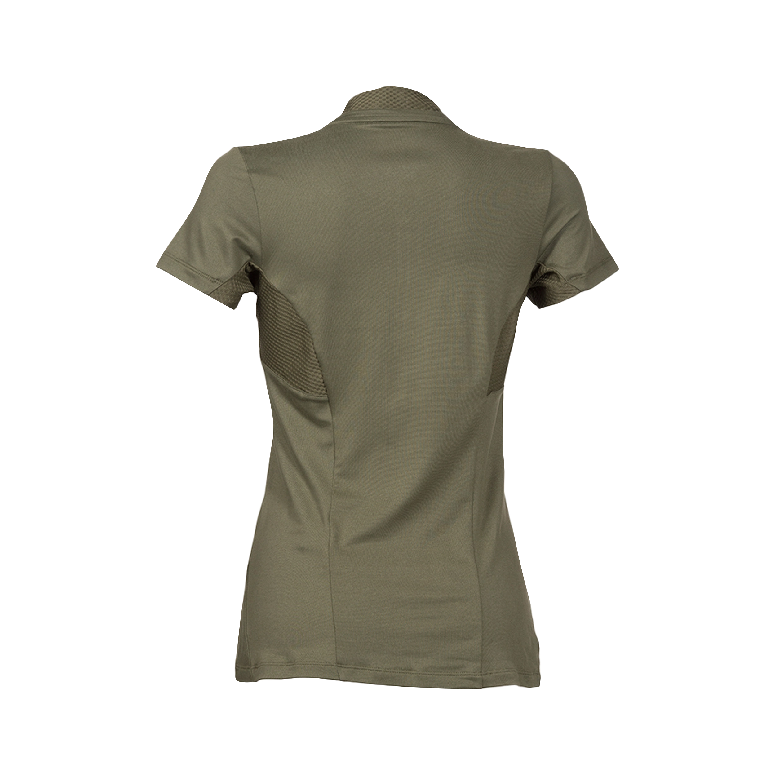 Fløyen W Half Zip SS Khaki Green / Seaweed