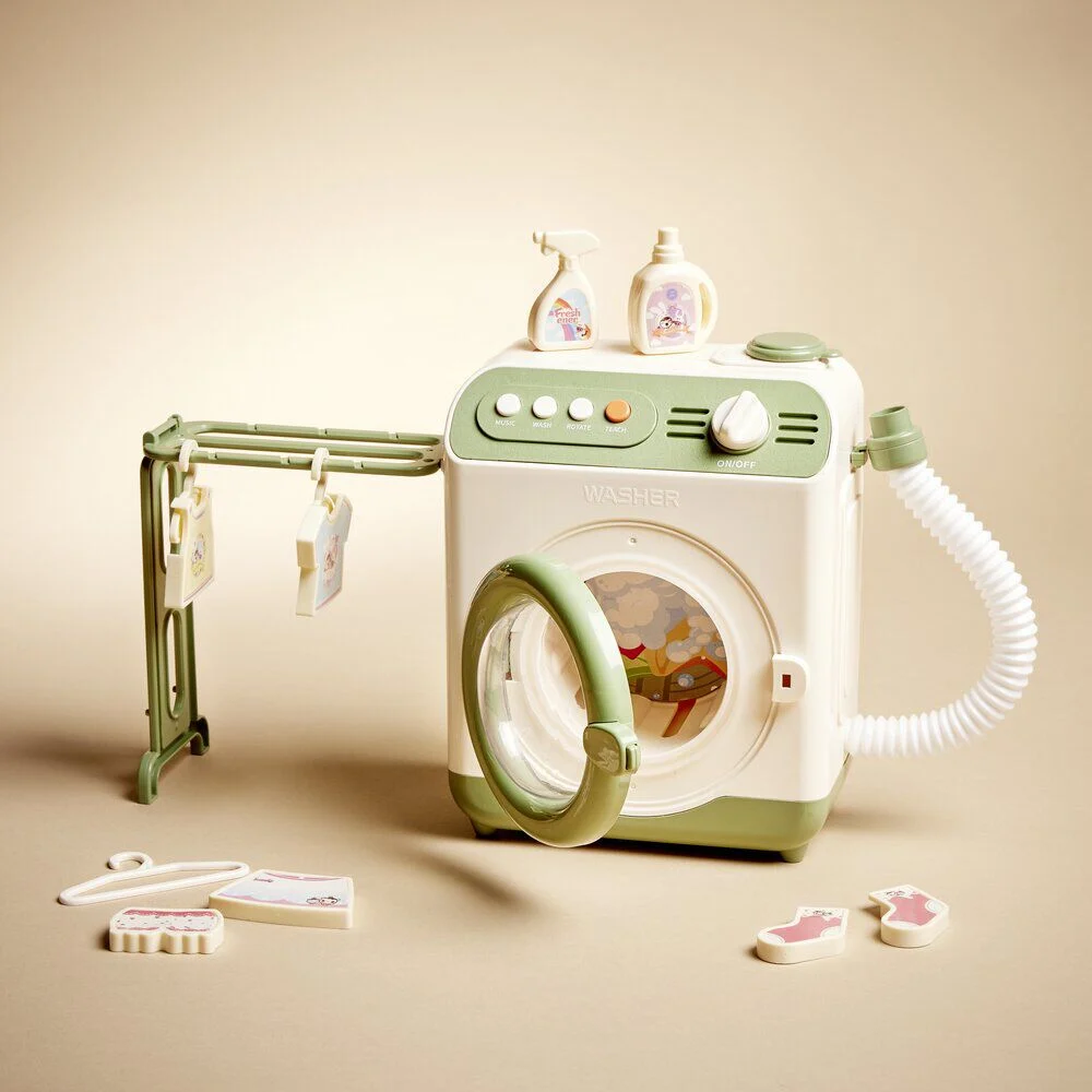 Jouet intéractif machine à laver enfant 15x11xH19cm