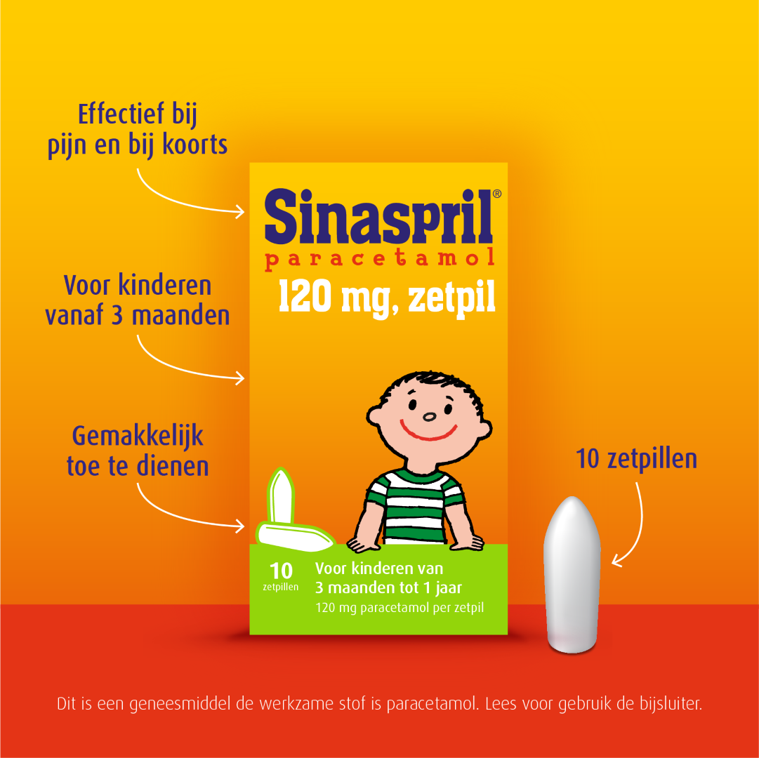 Sinaspril 120mg (10 zetpillen)