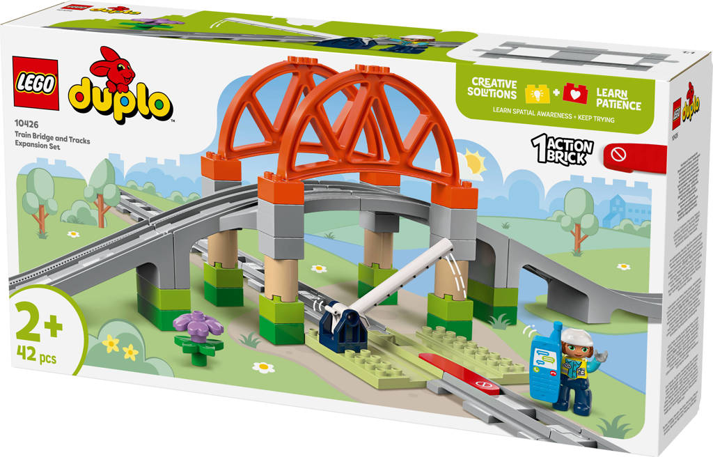 Stad Treinbrug en rails uitbreidingsset 10426