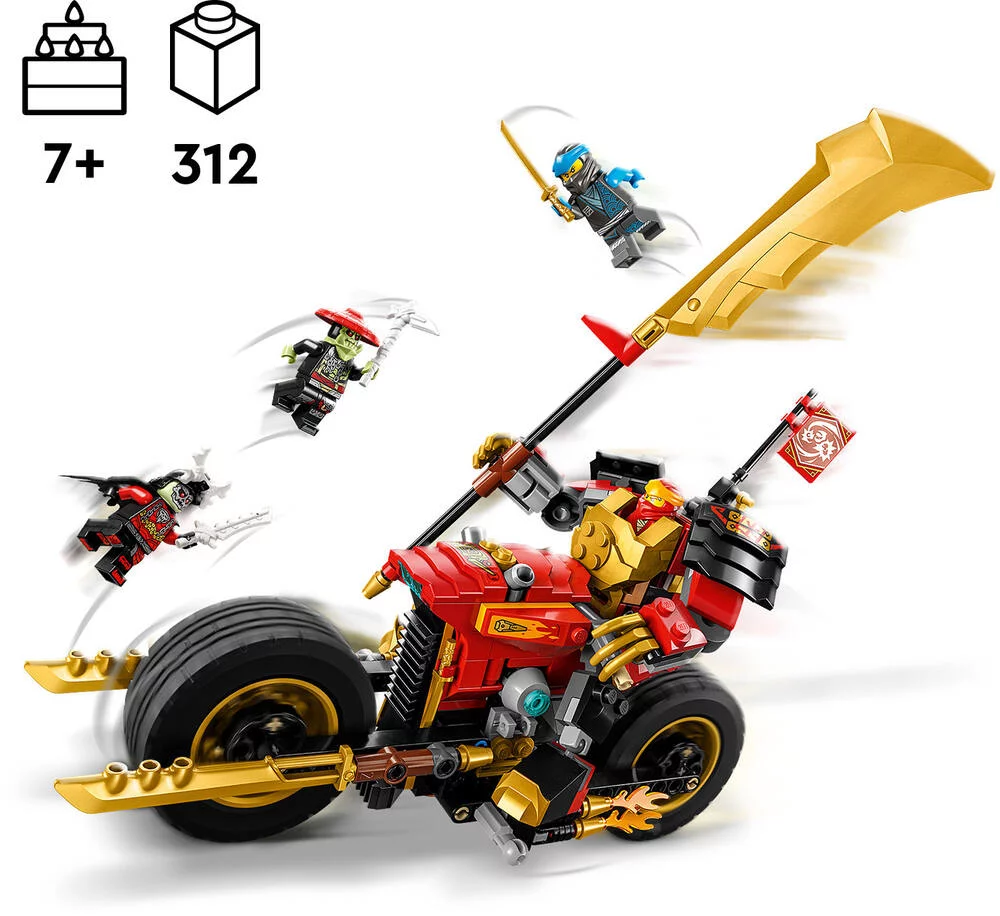 LEGO®NINJAGO® 71783 - LA MOTO DU ROBOT DE KAI - EVOLUTION