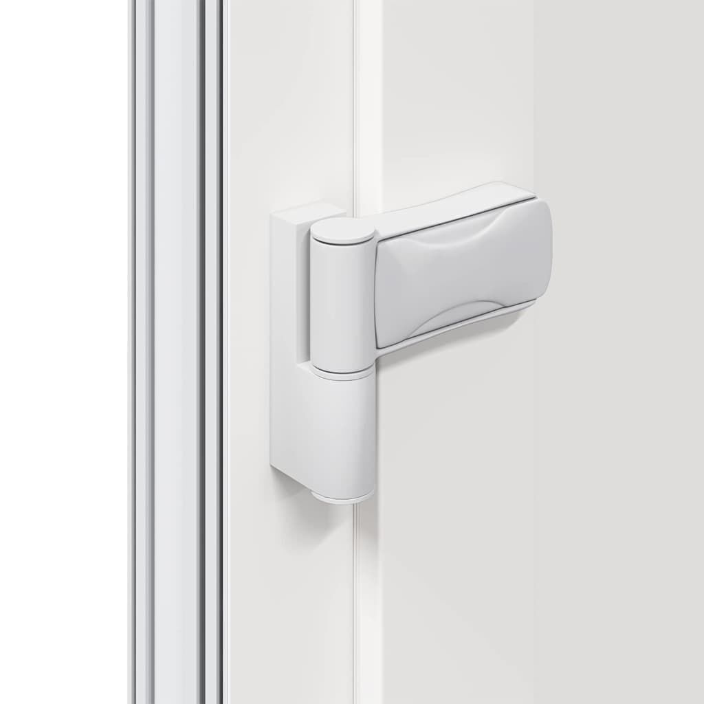 vidaXL Antraciet PVC Voordeur