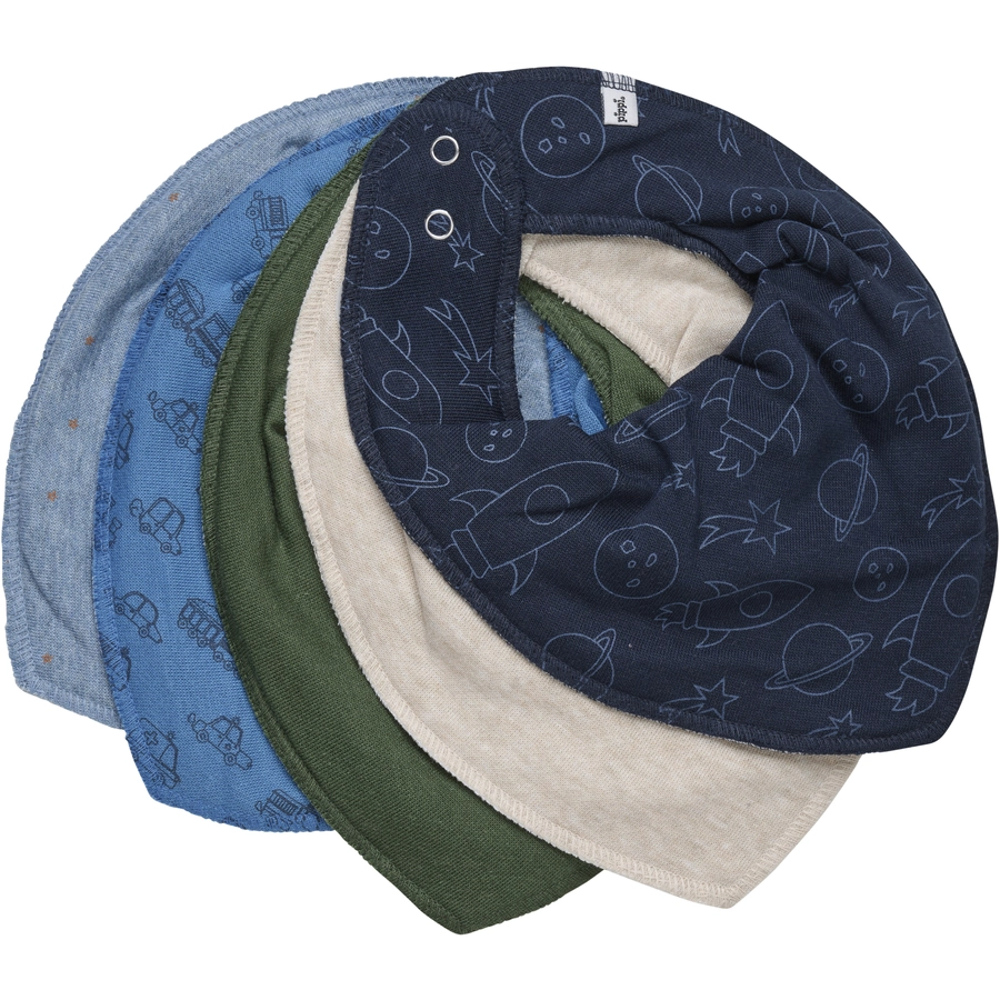 pippi Bandana 5er Pack Ashley Blue