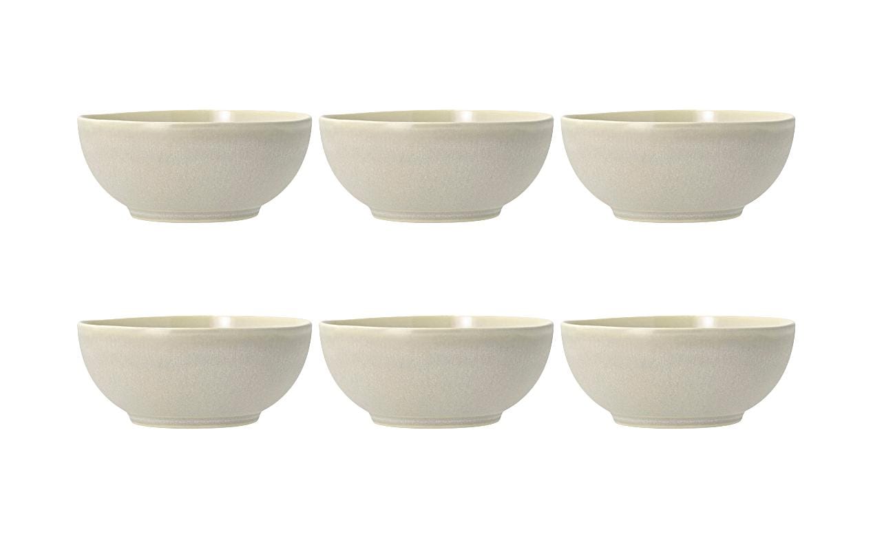 Schale Shoku 12.5 cm, 6 Stück, BeigeSchalen-Set aus Steinzeug