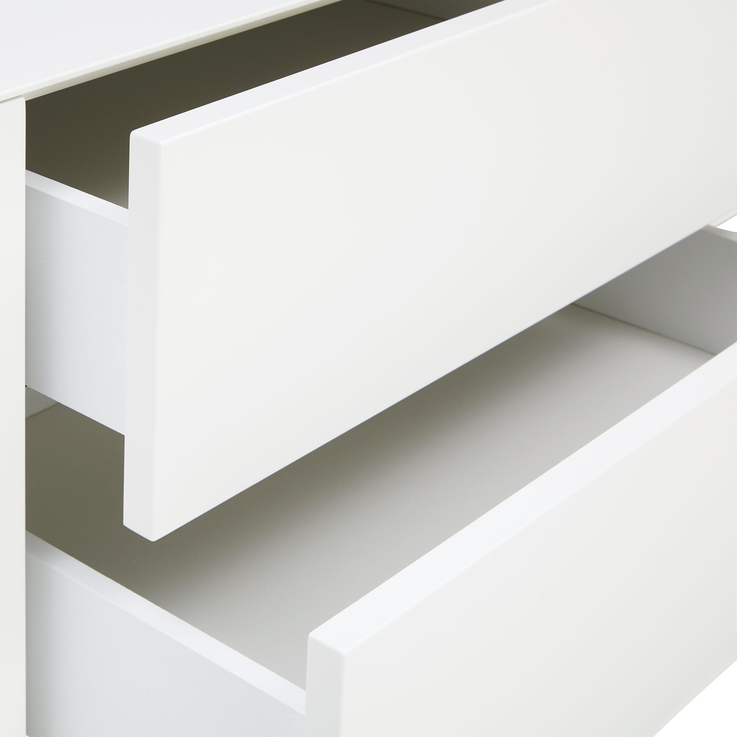 LUX Lowboard - Weiss / B: 180.0 cm x T: 46.0 cm x H: 49.5 cm
