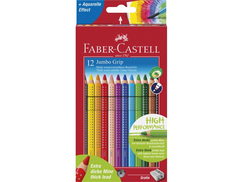 Faber-Castell Farbstifte Jumbo Grip 12 Stück Kinderfarbstifte